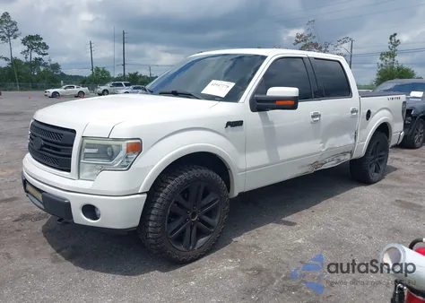 2014 Ford F-150 Limited z USA, uszkodzony, nr VIN 1FTFW1ET0EFB92901